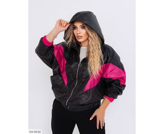 Куртка-вітровка тканина-плащівка на підкладці р.62-64;58-60;50-52;54-56 "LETTI" купити недорого від прямого постачальника, зображення 3