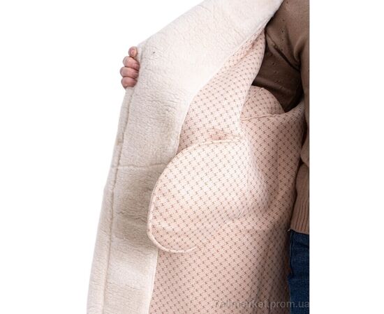 Фотография Пальто женское Зима 2024 white (3 шт. р.сетка L-XL) "Massmag" недорого оптом от прямого поставщика, изображение 2