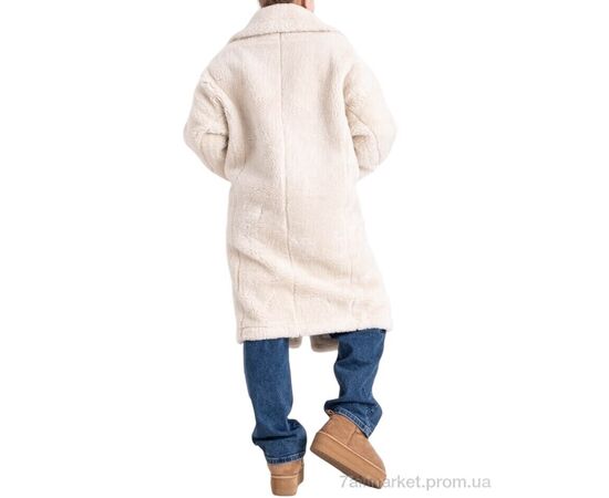 Фотография Пальто женское Зима 2024 white (3 шт. р.сетка L-XL) "Massmag" недорого оптом от прямого поставщика, изображение 3