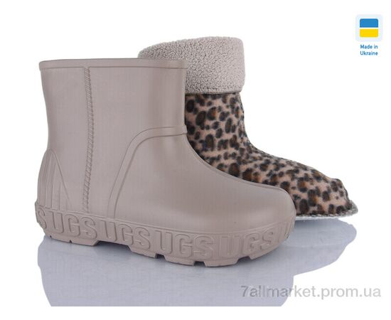 Чоботи з піни жіночі Зима 661 taupe (6 пар р.37-41) "Inblue" недорого оптом від прямого постачальника, зображення 2