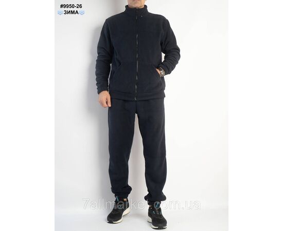 Фотография Спортивный костюм мужской на манжете плотный флис норма 48,50,52,54 (3цв) "NOWEMBER", изображение 2