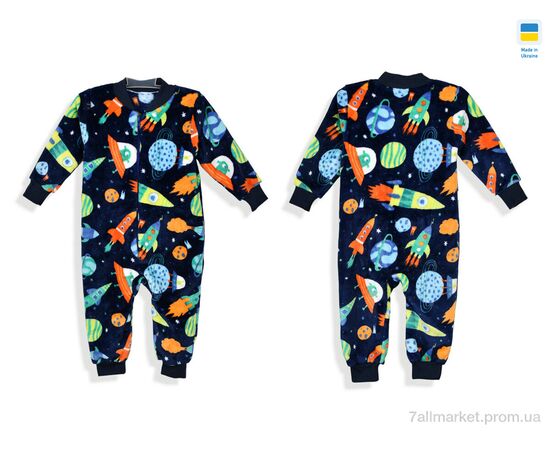 Фотография Комбинезон детский Зима 209261 кігурумі синій (4 шт. р.сетка 92-116) "Kir15" недорого оптом от прямого поставщика, изображение 3