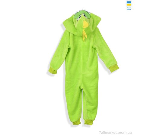 Фотография Комбинезон детский Зима 209266 кігурумі зелений (5 шт. р.сетка 98-128) "Kir15" недорого оптом от прямого поставщика, изображение 2