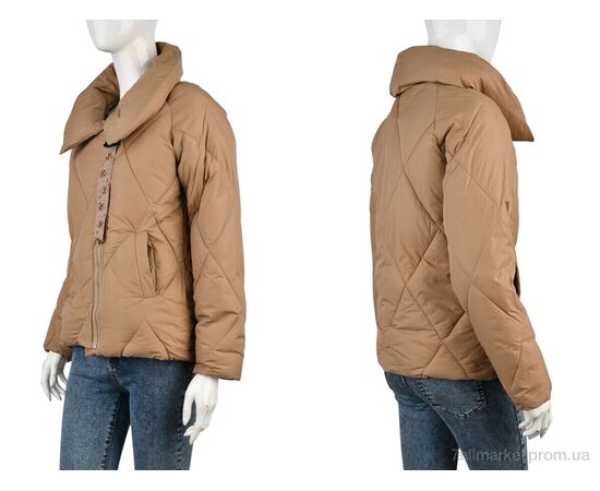 Куртка жіноча Весна/осінь B966 (11951) beige (4 шт. р.сіткаM-2XL) "Obuvok" недорого оптом від прямого постачальника, зображення 3