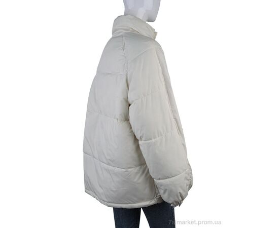 Куртка жіноча Весна/осінь B521 (12039) milky (5 шт. р.сіткаS-2XL) "Obuvok" недорого оптом від прямого постачальника, зображення 2