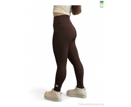 Лосінси жіночі Зима 7225-1-1 шоколад (4 шт. р.сіткаS-XL) "Sport style" недорого оптом від прямого постачальника, зображення 2