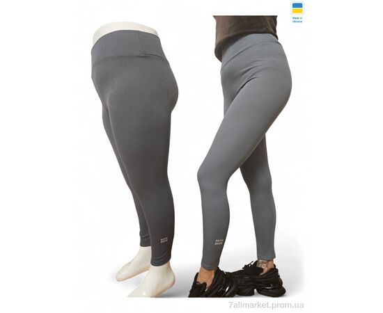 Лосінси жіночі Зима 7225-1-1 сірий (4 шт. р.сіткаS-XL) "Sport style" недорого оптом від прямого постачальника, зображення 2