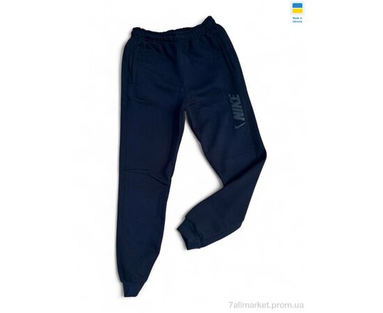 Спортивні штани чоловічі Зима K14 т.синій (5 шт. р.сітка46-54) "Sport style" недорого оптом від прямого постачальника, зображення 2