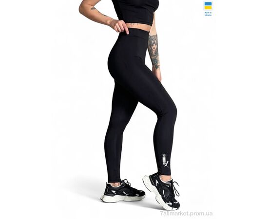 Фотография Лосинсы женские Зима 700-1 PM чорний (45 шт. р.сетка S-XL) "Sport style" недорого оптом от прямого поставщика, изображение 2