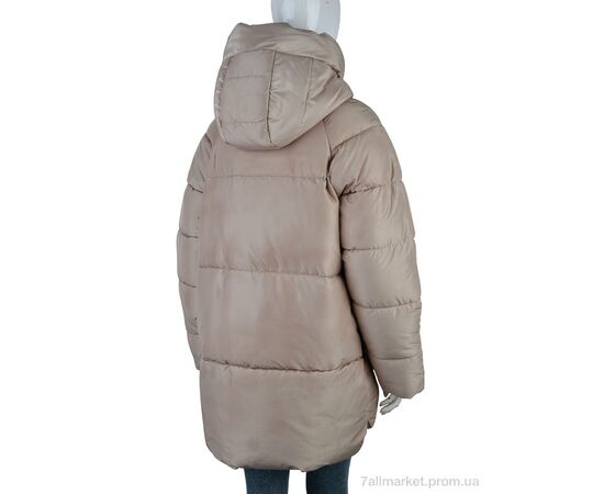 Куртка жіноча Зима 4268-7083 apricot (5 шт. р.сіткаL-4XL) "Мир" недорого оптом від прямого постачальника, зображення 2