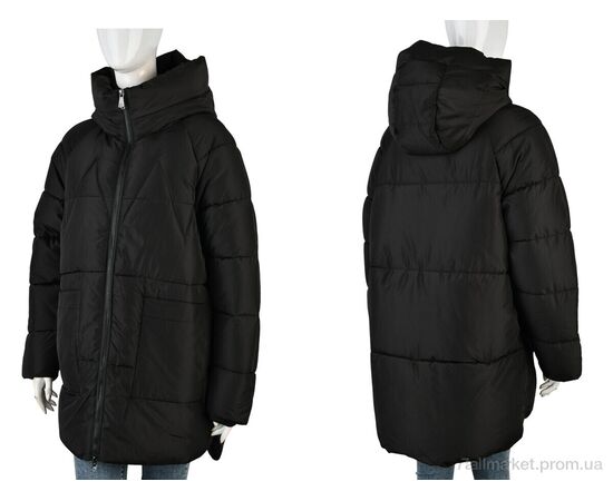 Куртка жіноча Зима 4268-7083 black (5 шт. р.сіткаL-4XL) "Мир" недорого оптом від прямого постачальника, зображення 3