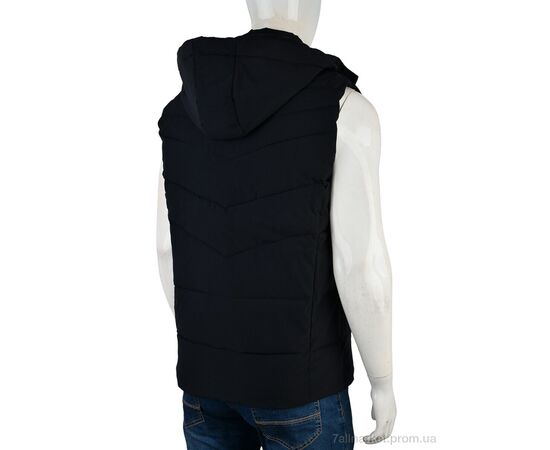 Чоловічий жилет Весна/осінь 4270 navy (5 шт. р.сіткаL-4XL) "Pryama Vigoda" недорого оптом від прямого постачальника, зображення 2