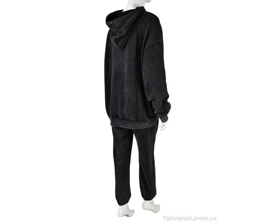 Спортивний костюм жіночий Весна/осінь 4245-J048 black (3 шт. р.сіткаS-L) "Pryama Vigoda" недорого оптом від прямого постачальника, зображення 2