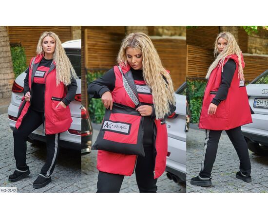 Костюм трійка і сумка р.48-50;52-54;56-68;60-62;56-58 "VIKA" купити недорого від прямого постачальника, зображення 4