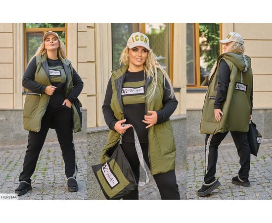 Костюм трійка і сумка р.48-50;52-54;56-68;60-62;56-58 "VIKA" купити недорого від прямого постачальника, зображення 5