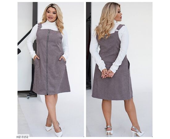 Костюм жіночий джинсовий великі розміри р.48-50;52-54;56-58;60-62 (5кол.) "VIKA" купити недорого від прямого постачальника, зображення 3