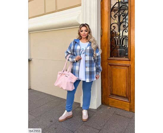 Жіночий прогулянковий костюм зі штанами великі розміри р.48-50;52-54;56-58;60-62 (5кол.) "VIKA" купити недорого від прямого постачальника, зображення 9