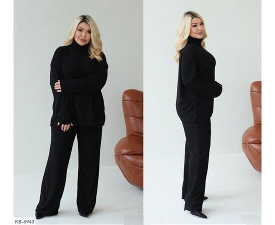 Костюм оверсайз р.48-50;52-54;56-58;60-62 (3кол.) "VIKA" купити недорого від прямого постачальника, зображення 16