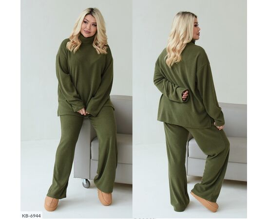 Костюм оверсайз р.48-50;52-54;56-58;60-62 (3кол.) "VIKA" купити недорого від прямого постачальника, зображення 15