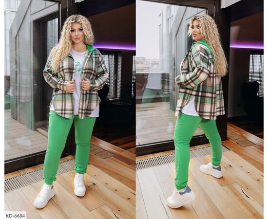 Жіночий прогулянковий костюм зі штанами великі розміри р.48-50;52-54;56-58;60-62 (5кол.) "VIKA" купити недорого від прямого постачальника, зображення 22