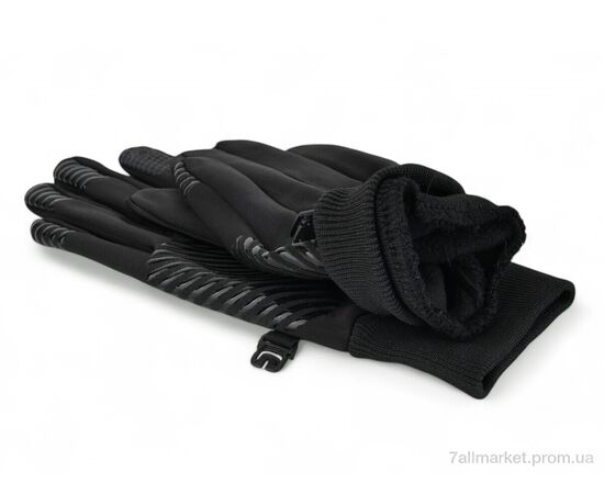 Рукавички унісекс Зима Z6-07 black (12 шт. р.сіткаS-L) "TUZZI" недорого оптом від прямого постачальника, зображення 3