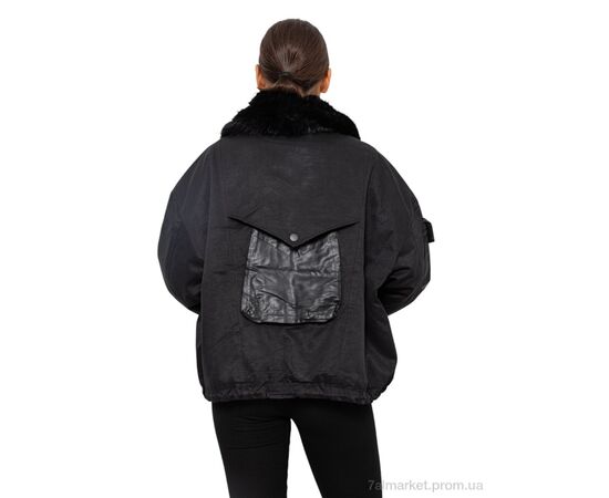 Куртка жіноча Зима 002 (12054) black (5 шт. р.сіткаM-XL) "Obuvok" недорого оптом від прямого постачальника, зображення 2
