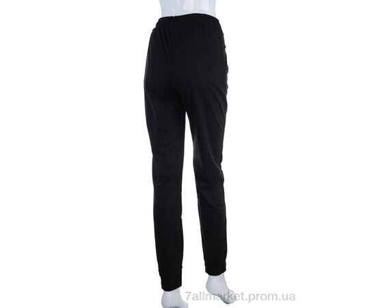 Спортивні штани жіночі Весна/осінь 130 black (05822) (4 шт. р.сітка42-48) "Obuvok" недорого оптом від прямого постачальника, зображення 3