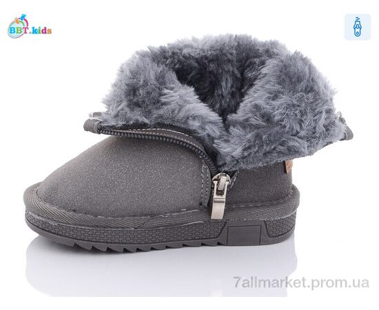 Уггі дитячі утеплені Зима T7021-2 (8 пар р.21-26) "BBT" недорого оптом від прямого постачальника, зображення 2