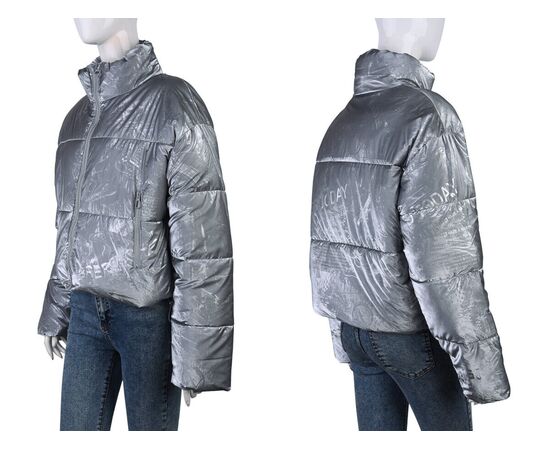 Фотография Куртка женская демисезонная 17571 (12032) silver-old-1 р.42-48 "Obuv OK2" недорого оптом от прямого поставщика, изображение 3