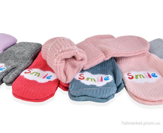 Фотография Варежки детские Зима 6264 mix (12 шт. р.сетка 3-5) "KUINH" недорого оптом от прямого поставщика, изображение 2