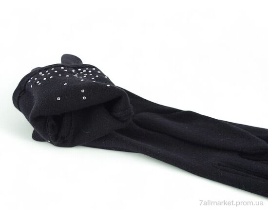 Рукавички жіночі Зима 6-05 black (10 шт. р.сітка6,5-8,5) "KUINH" недорого оптом від прямого постачальника, зображення 2