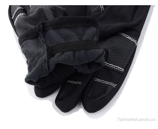 Чоловічі рукавиці Зима YDFS139 black (12 шт. р.сіткаS-XL) "KUINH" недорого оптом від прямого постачальника, зображення 2