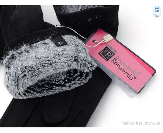 Фотография Перчатки женские Зима H01 black (10 шт. р.сетка 7-9) "KUINH" недорого оптом от прямого поставщика, изображение 2