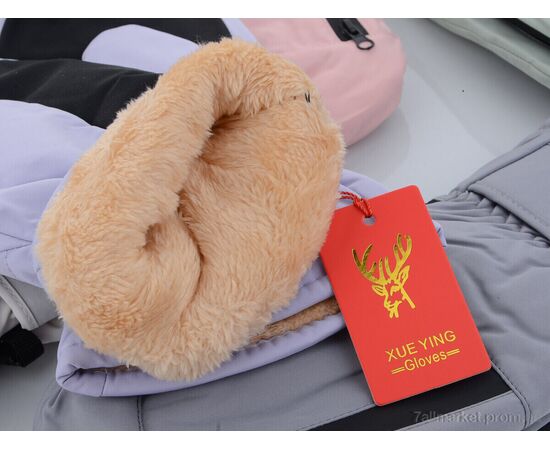 Рукавички для жінок Зима Дутік жіночий 001 mix (12 шт. р.сіткаOne size) "KUINH" недорого оптом від прямого постачальника, зображення 2