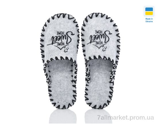 Фотография Тапки мужские домашние Весна/осень 366 сірий (9 пар р.40-45) "Active" недорого оптом от прямого поставщика, изображение 2