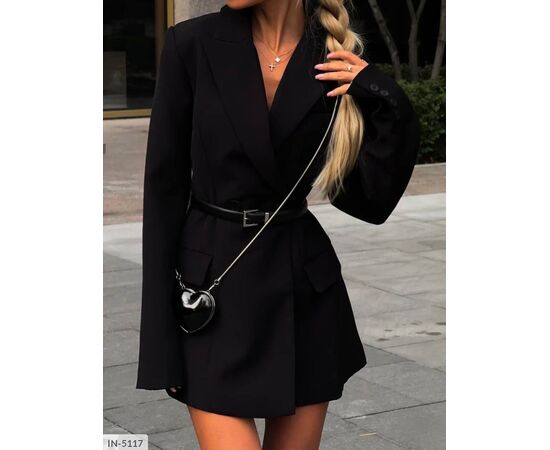 Піджак костюмка р.S-M;M-L (2кол.) "ANNVER" купити недорого від прямого постачальника, зображення 5