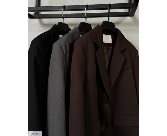 Піджак костюмка р.S-M;M-L (2кол.) "ANNVER" купити недорого від прямого постачальника, зображення 6