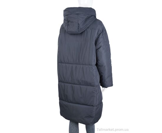 Фотография Пальто женское Зима 8801 grey (09075) (3 шт. р.сетка 52-56) "Obuvok" недорого оптом от прямого поставщика, изображение 2