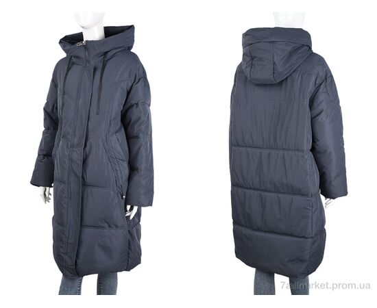 Фотография Пальто женское Зима 8801 grey (09075) (3 шт. р.сетка 52-56) "Obuvok" недорого оптом от прямого поставщика, изображение 3
