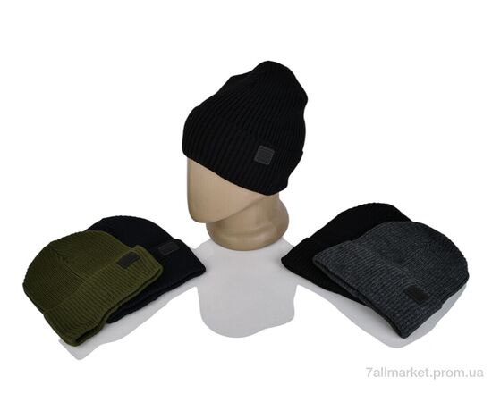 Шапка чоловіча Весна/осінь 9-11PM mix (5 шт. р.сіткаOne size) "TUZZI" недорого оптом від прямого постачальника, зображення 2