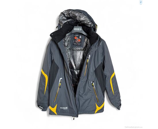 Куртка чоловіча Зима S22081-8 grey (5 шт. р.сіткаM-3XL) "Audsa" недорого оптом від прямого постачальника, зображення 2
