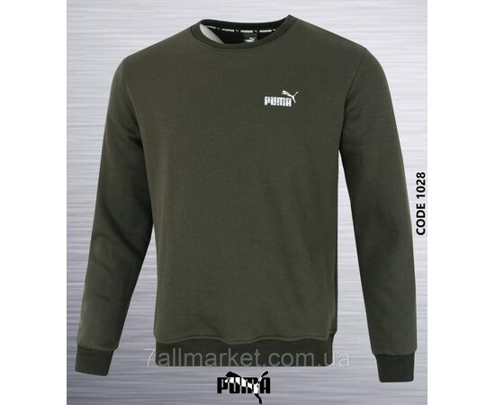 Фотография Свитшот мужской молодежный на флисе Пума р-ры 2XL-6XL (4цв) "REMAIN" недорого от прямого поставщика, изображение 4