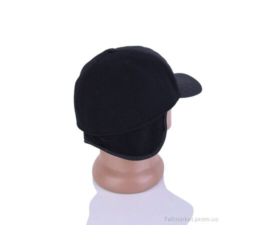 Кепка для чоловіків Весна/осінь Стьобана плащівка чорний (5 шт. р.сітка56-60) "TUZZI" недорого оптом від прямого постачальника, зображення 2