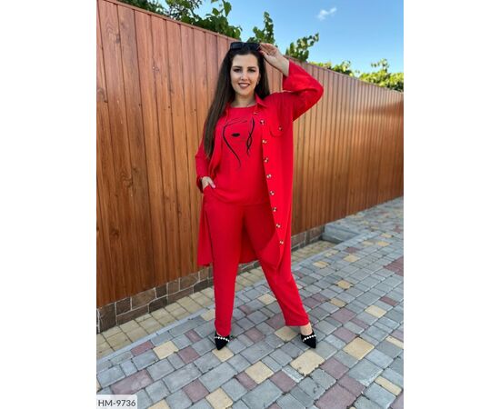 Костюм-трійка р.46-48;50-52;54-56;58-60;62-64;46-48  (5кол.) "VLADA" купити недорого від прямого постачальника, зображення 2