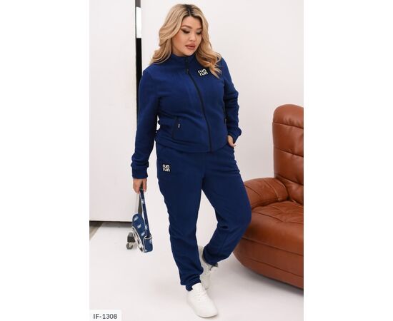Костюм на флісі жіночий великого розміру р.48-50;52-54;56-58;60-62 "BELUZA" купити недорого від прямого постачальника, зображення 4