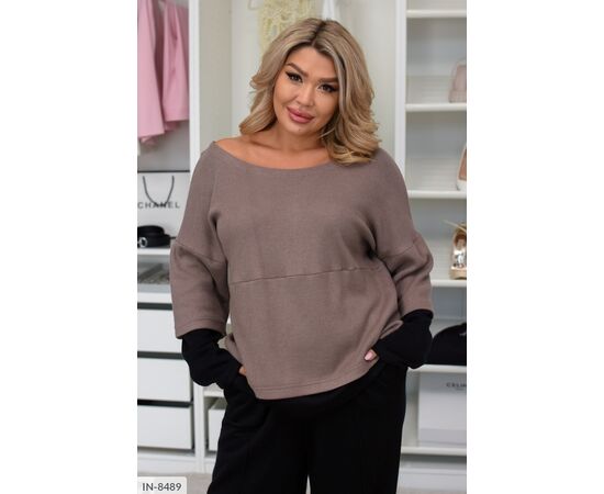 Розкішний прогулянковий костюм із теплої двосторонньої ангори арктик (брюки) та ангори лакосту (кофта) для стильних прогулянок, активного відпочинку та домашнього затишку р.48-50;52-54;56-58;60-62 (4кол.) "BELUZA" купити недорого від прямого постачальника, зображення 8