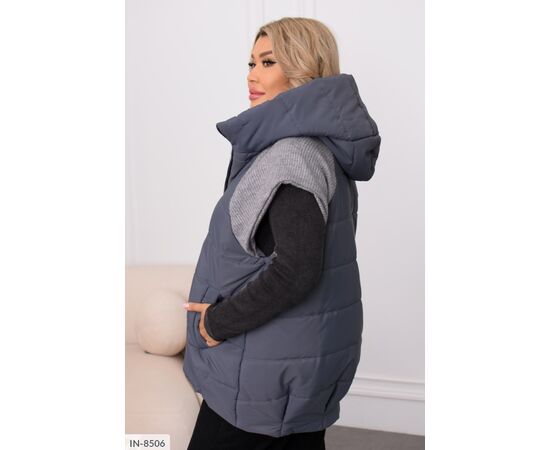 Жилетка жіноча БАТАЛ р.48-50;52-54;56-58;60-62 "BELUZA" купити недорого від прямого постачальника, зображення 7