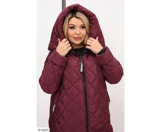 Тепла куртка для холодної зими з капюшоном, утеплена якісним синтепоном та підкладкою паяння р.48-50;52-54;56-58;60-62 "BELUZA" купити недорого від прямого постачальника, зображення 11