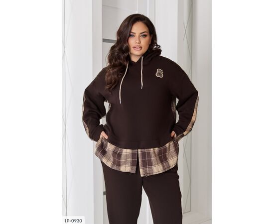 Жіночий прогулянковий костюм зі штанами великі розміри р.48-50;52-54;56-58;60-62 (3кол.) "BELUZA" купити недорого від прямого постачальника, зображення 4