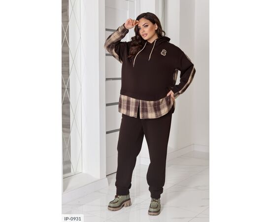 Жіночий прогулянковий костюм зі штанами великі розміри р.48-50;52-54;56-58;60-62 (3кол.) "BELUZA" купити недорого від прямого постачальника, зображення 5